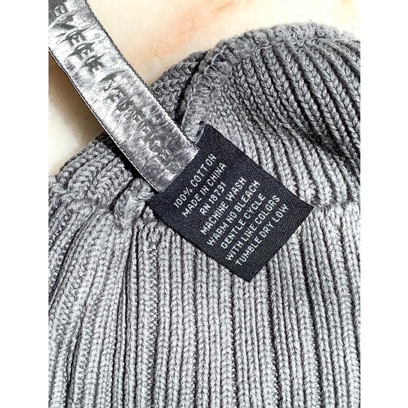GRAY KNIT BEANIE_GEOFFREY BEENE - Picture 6 of 6